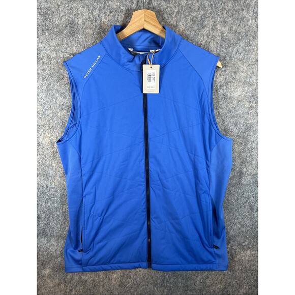 Peter Millar Water Resistant Golf Performance Fuse Hybrid Vest Mens Medium NWT - Picture 1 of 11